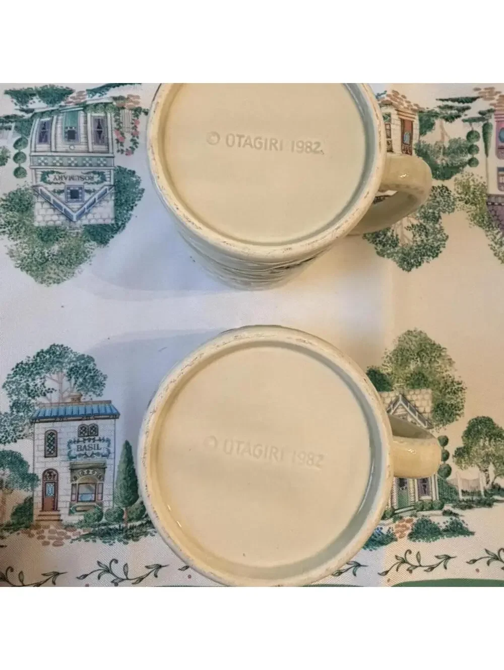 Vintage Cottagecore Goose Farm Mugs Set of 2